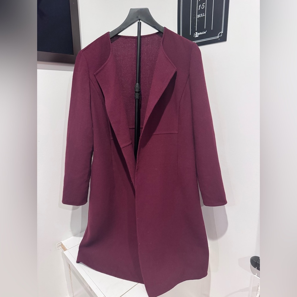 Lafayette 148 New York deep red dress and jacket. 2 piece set.